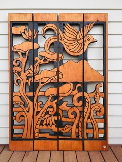 Panels Pohutukawa and Koru $1599