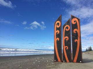 Trio of Koru Flutes