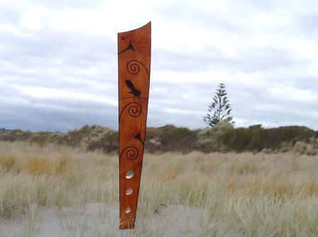 Story Flute - Paua and Fantail  $279