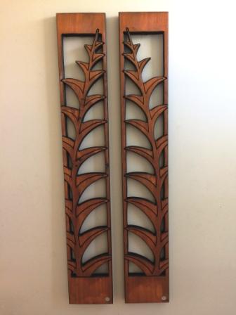 Fern Panel Mirrored Pair  $399