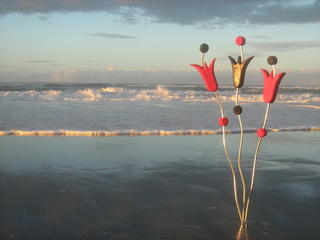 Red and Black Wirligigs