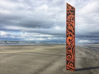 New Zealand Story Flute - Tui in a Pohutukawa Tree $399