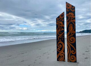New Zealand Story Flute Pair - Morepork $649